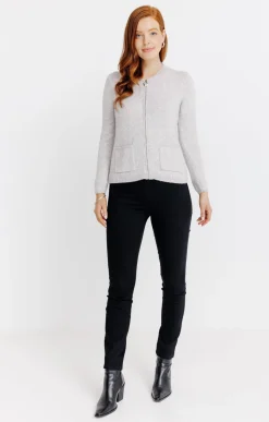 Pulls & Cardigans<Armand Thiery Cardigan zippé - Taupe