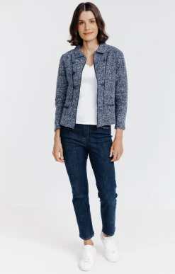 Pulls & Cardigans<Armand Thiery Cardigan zippé - Marine