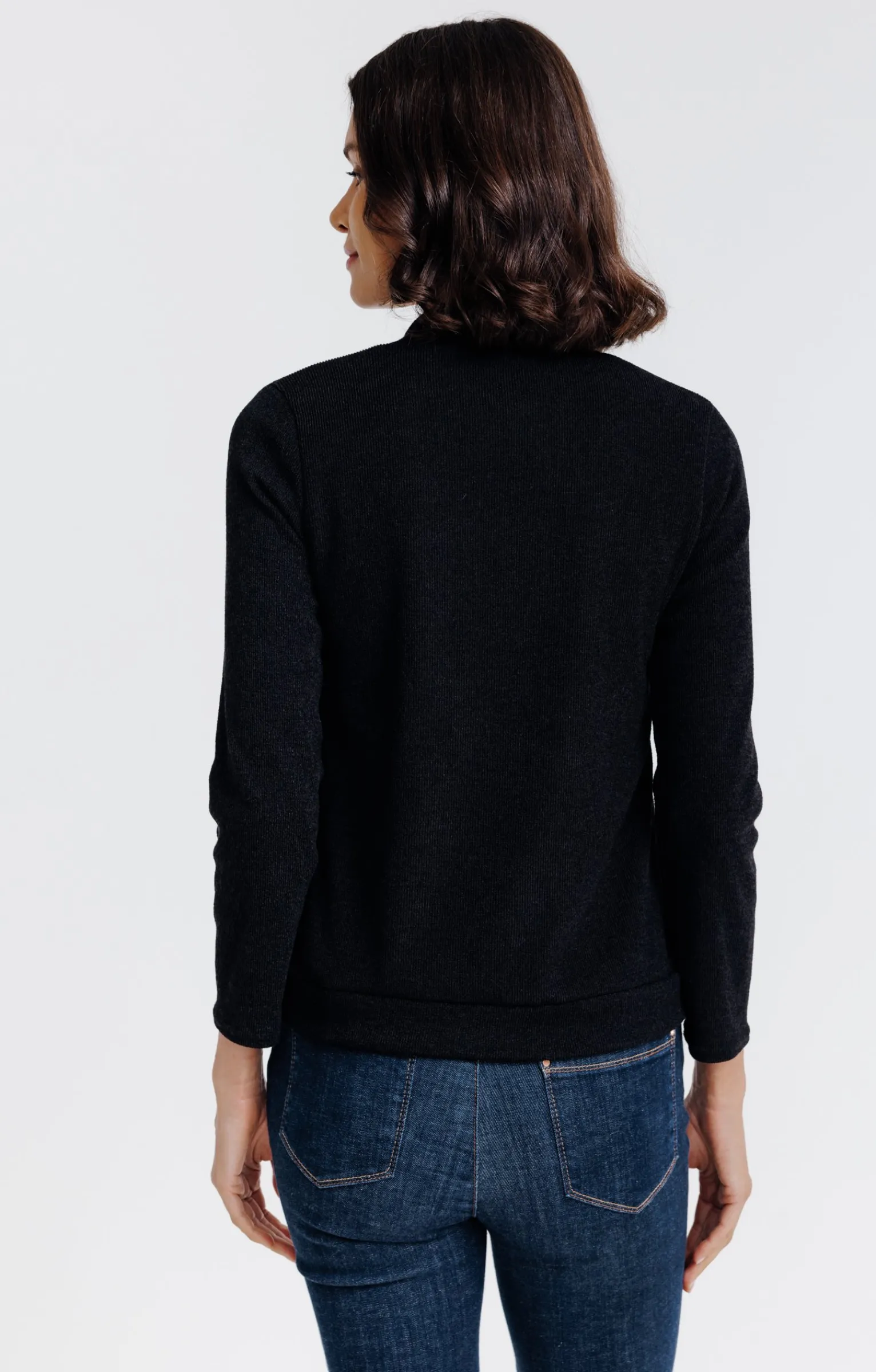 Pulls & Cardigans<Armand Thiery Cardigan zippé poches kangourou - Noir