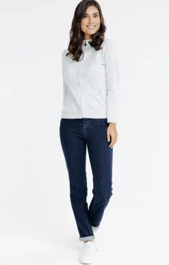 Pulls & Cardigans<Armand Thiery CARDIGAN ZIPPE - Argent