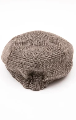 Accessoires<Armand Thiery CASQUETTE PLATE CARREAUX - Beige