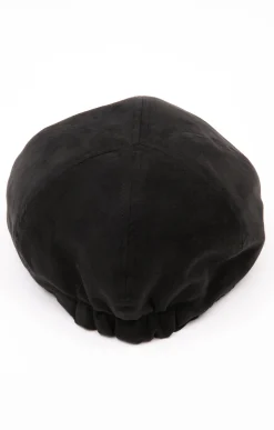 Accessoires<Armand Thiery CASQUETTE PLATE SUEDINE - Noir