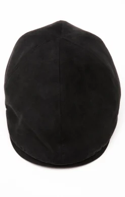 Accessoires<Armand Thiery CASQUETTE PLATE SUEDINE - Noir