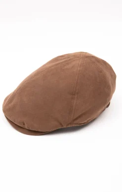 Accessoires<Armand Thiery CASQUETTE PLATE SUEDINE - Camel