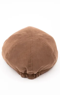Accessoires<Armand Thiery CASQUETTE PLATE SUEDINE - Camel