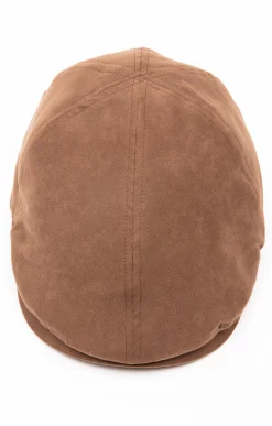 Accessoires<Armand Thiery CASQUETTE PLATE SUEDINE - Camel
