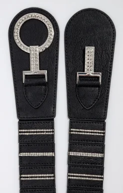 Accessoires<Armand Thiery CEINTURE LARGE ELASTIQUEE - Noir