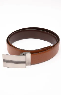 Accessoires<Armand Thiery Ceinture plaque réversible - Camel