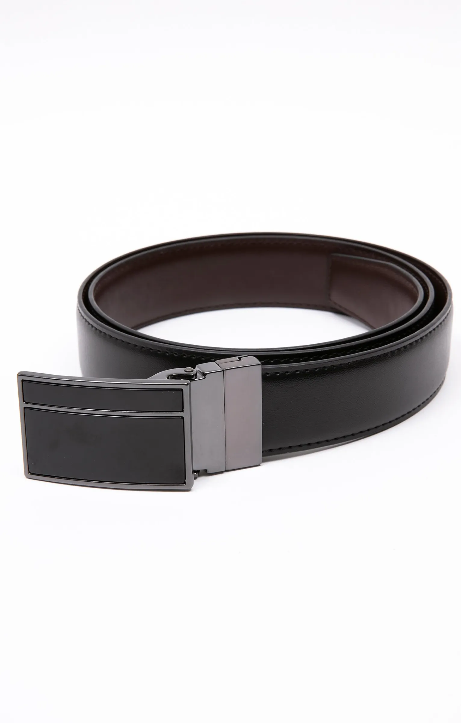 Accessoires<Armand Thiery Ceinture réversible plaque - Noir