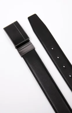 Accessoires<Armand Thiery Ceinture réversible plaque - Noir