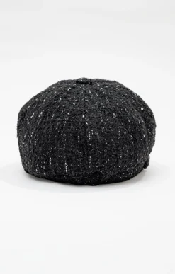 Accessoires<Armand Thiery Chapeau gapette avec fils métalliques - Noir