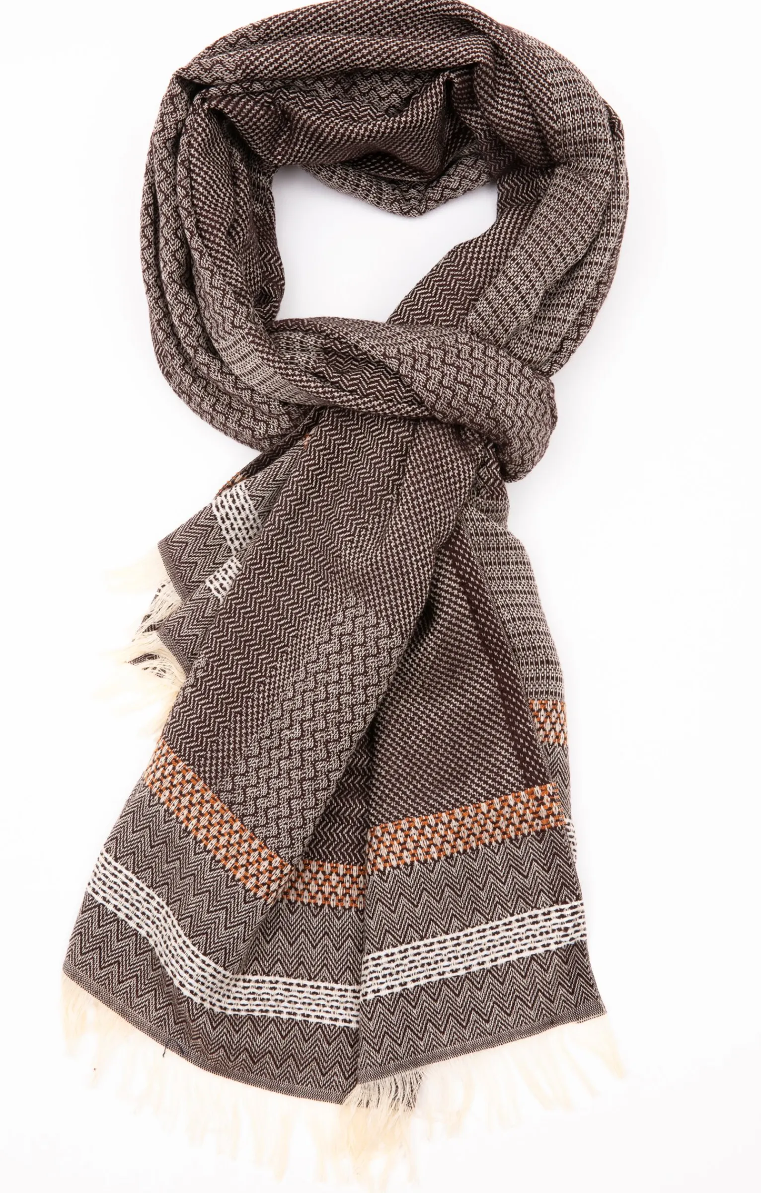 Accessoires<Armand Thiery ÉCHARPE JAQMEL - Marron