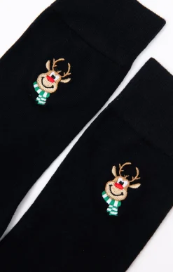 Sous-vêtements & Nuit<Armand Thiery Chaussettes Brodeer - Marine