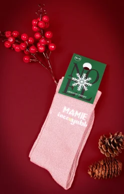 Sous-vêtements & Nuit<Armand Thiery Chaussettes mamie - Rose
