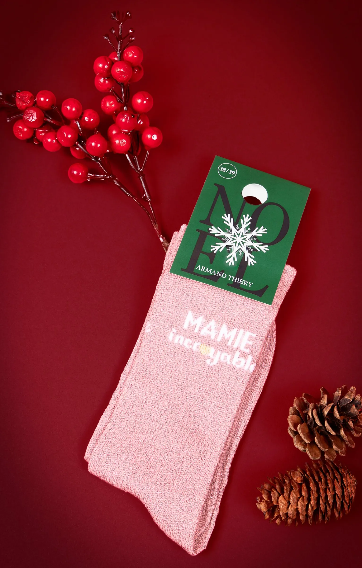 Sous-vêtements & Nuit<Armand Thiery Chaussettes mamie - Rose