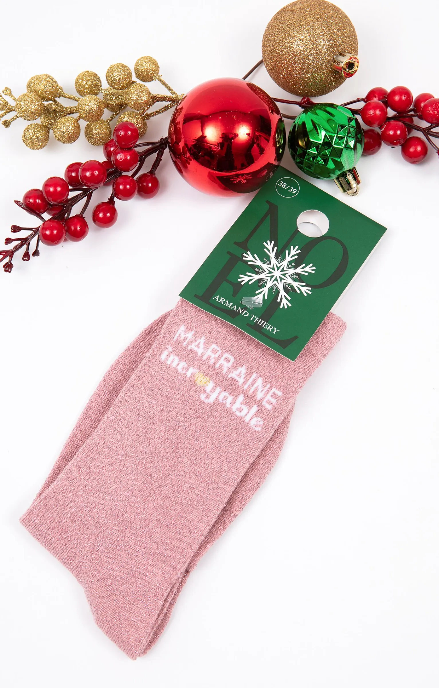 Sous-vêtements & Nuit<Armand Thiery Chaussettes marraine - Rose