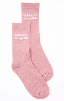 Sous-vêtements & Nuit<Armand Thiery Chaussettes marraine - Rose