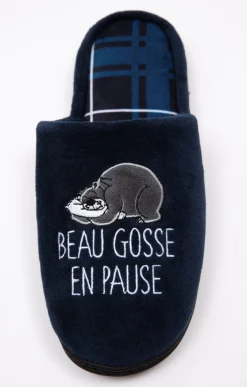 Accessoires<Armand Thiery Chaussons beau gosse - Marine