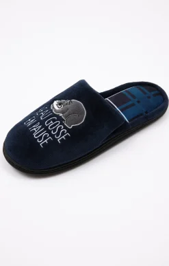 Accessoires<Armand Thiery Chaussons beau gosse - Marine
