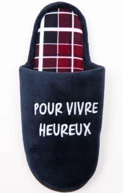 Accessoires<Armand Thiery Chaussons Heureux - Marine