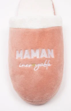 Accessoires<Armand Thiery Chaussons maman - Pivoine