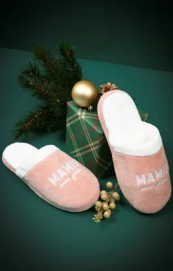 Accessoires<Armand Thiery Chaussons mamie - Pivoine