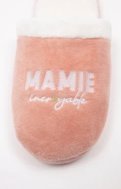 Accessoires<Armand Thiery Chaussons mamie - Pivoine