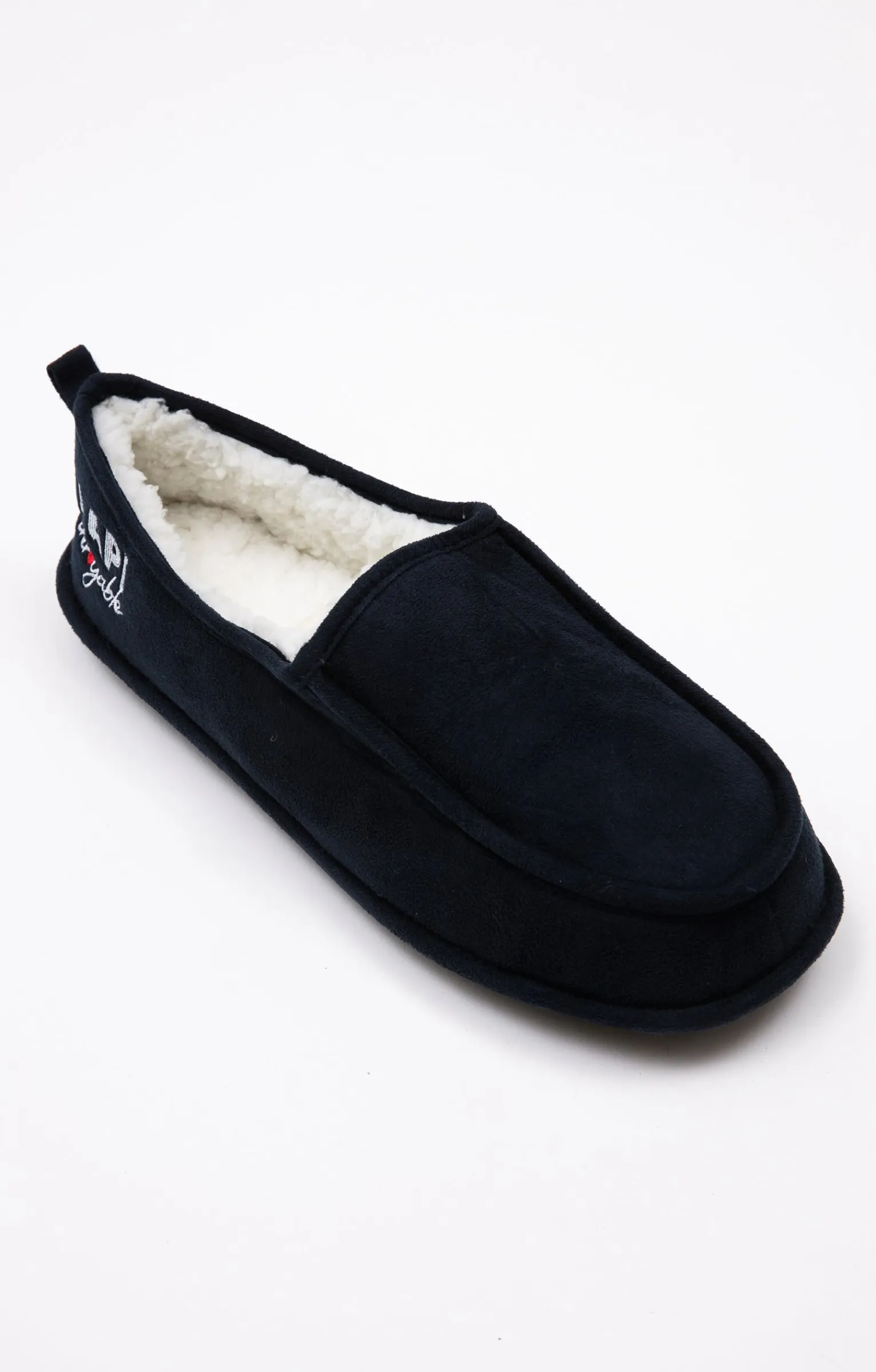 Accessoires<Armand Thiery Chaussons papi - Marine