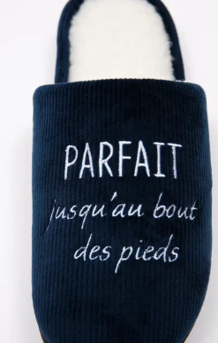 Accessoires<Armand Thiery Chaussons parfait - Marine