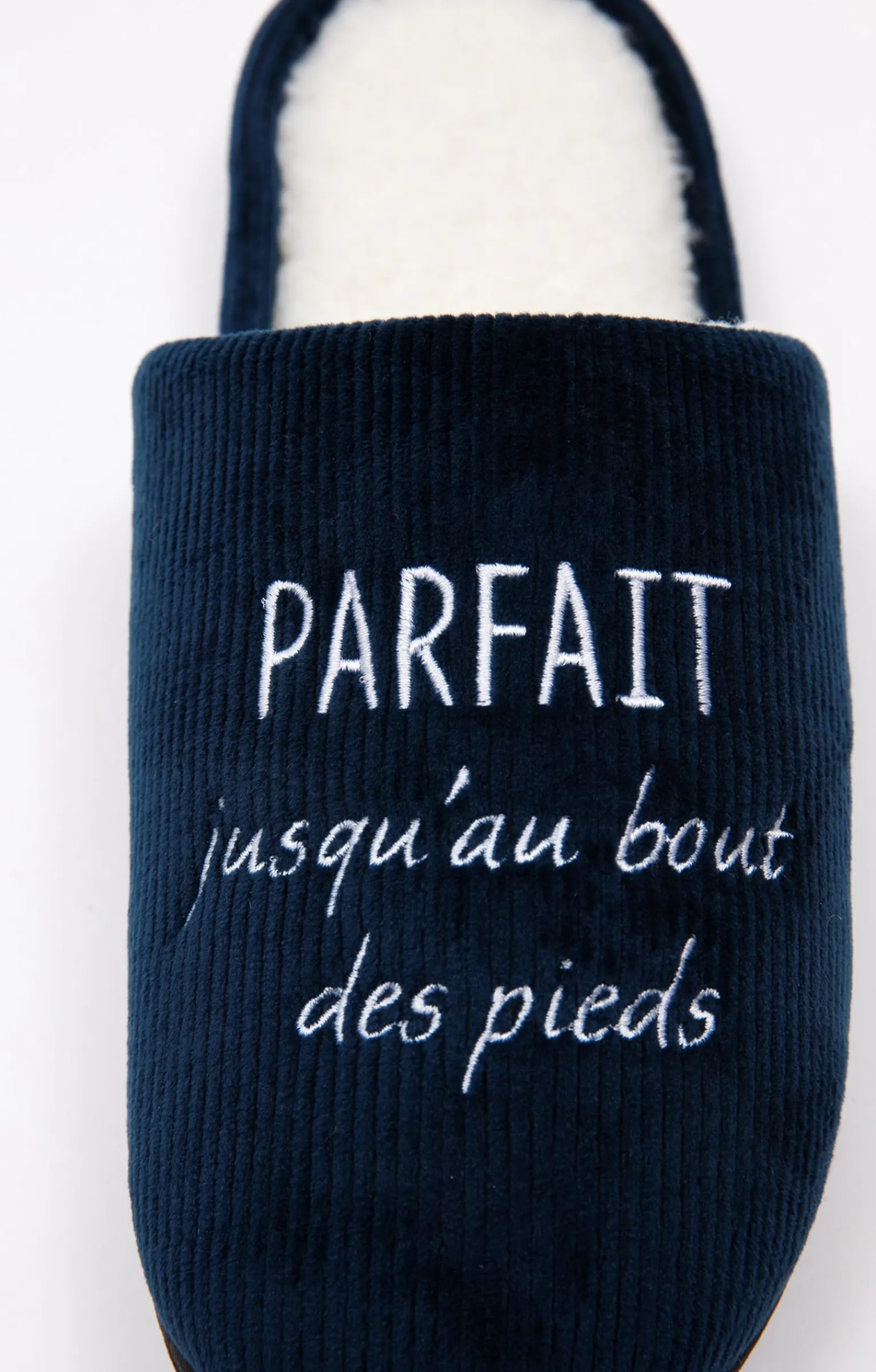Accessoires<Armand Thiery Chaussons parfait - Marine