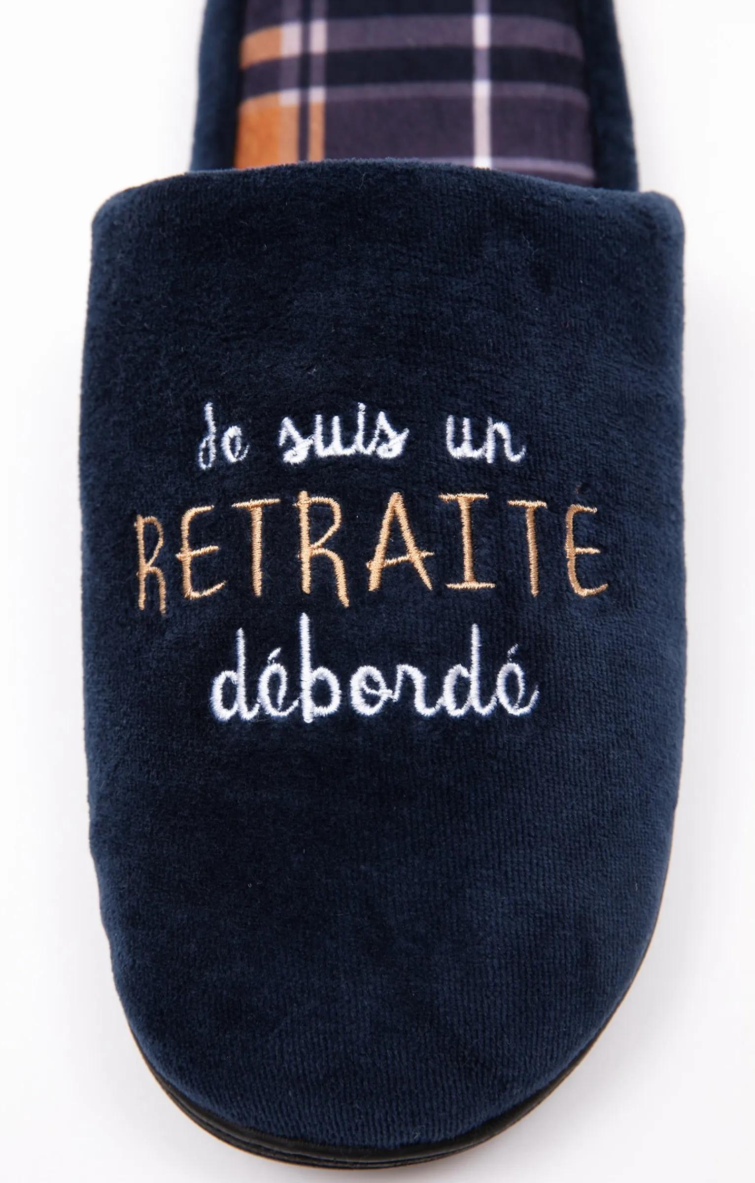Accessoires<Armand Thiery Chaussons retraite - Marine