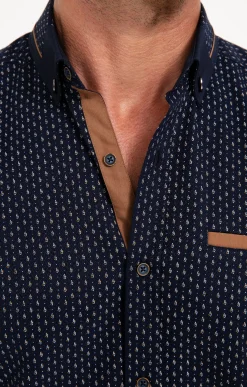 Chemises<Armand Thiery Chemise à manches longues - Marine