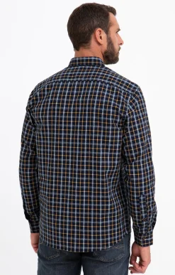 Chemises<Armand Thiery Chemise à manches longues CRX LÉGERS - Marine