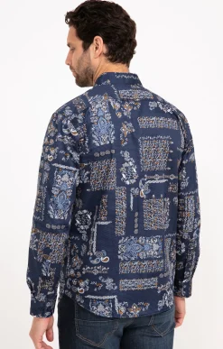 Chemises<Armand Thiery Chemise à manches longues FREAKY - Marine