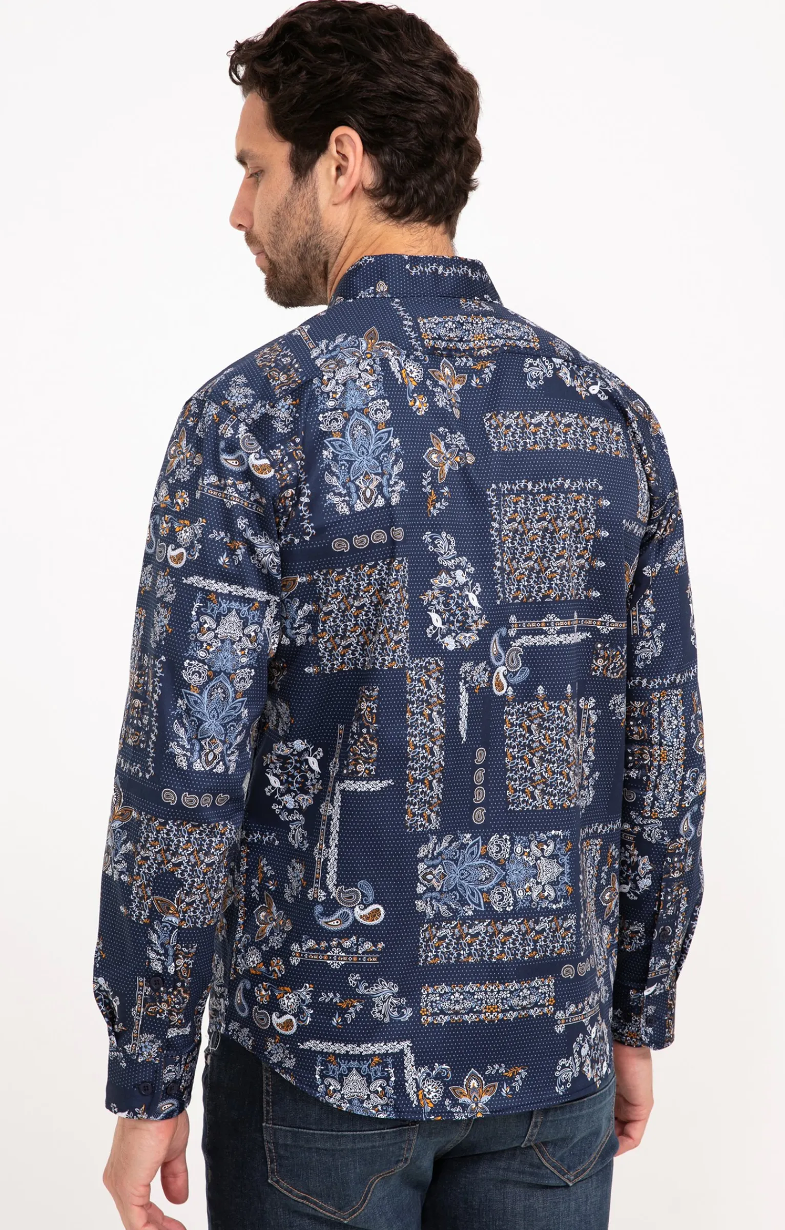 Chemises<Armand Thiery Chemise à manches longues FREAKY - Marine