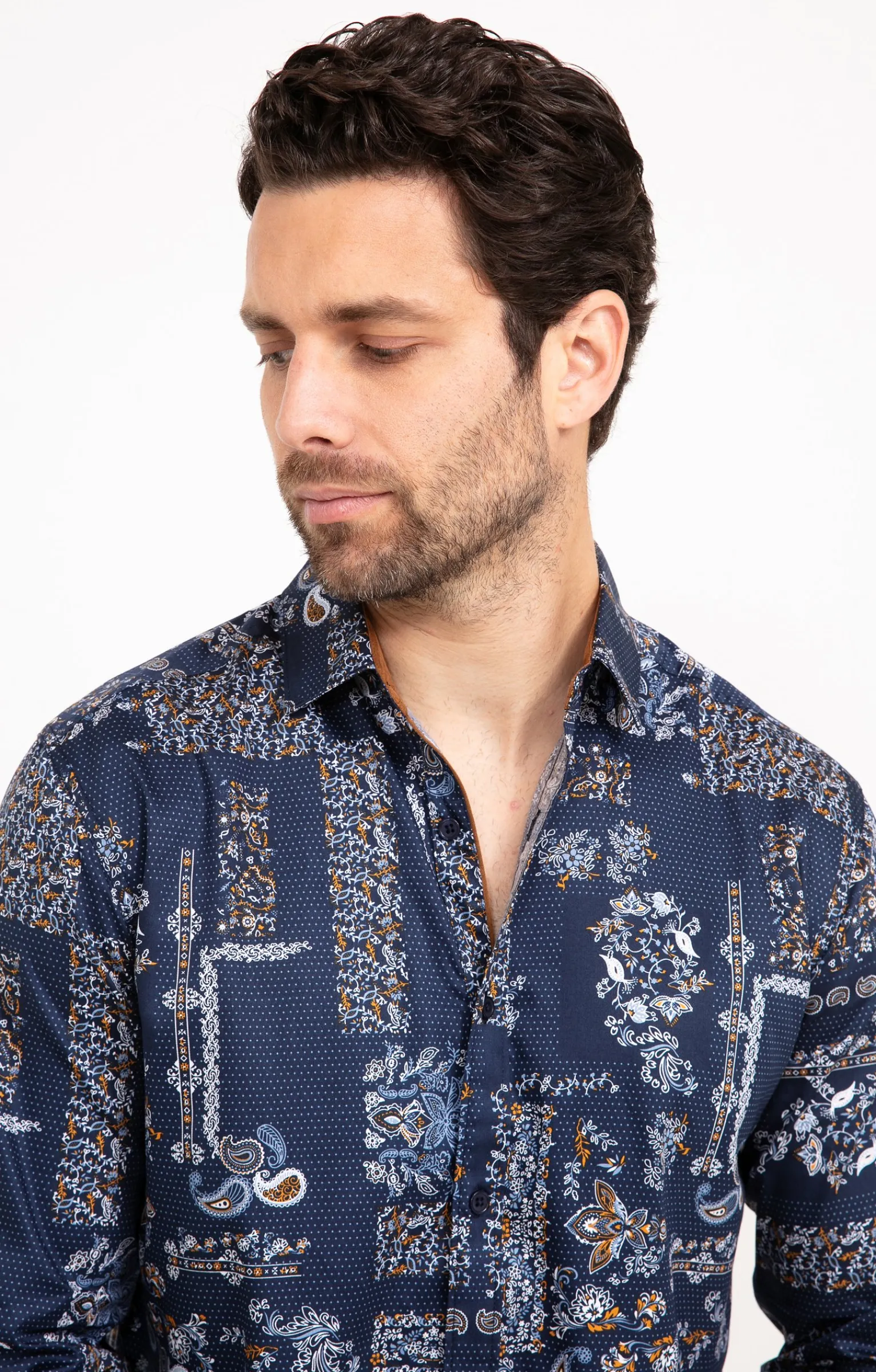 Chemises<Armand Thiery Chemise à manches longues FREAKY - Marine