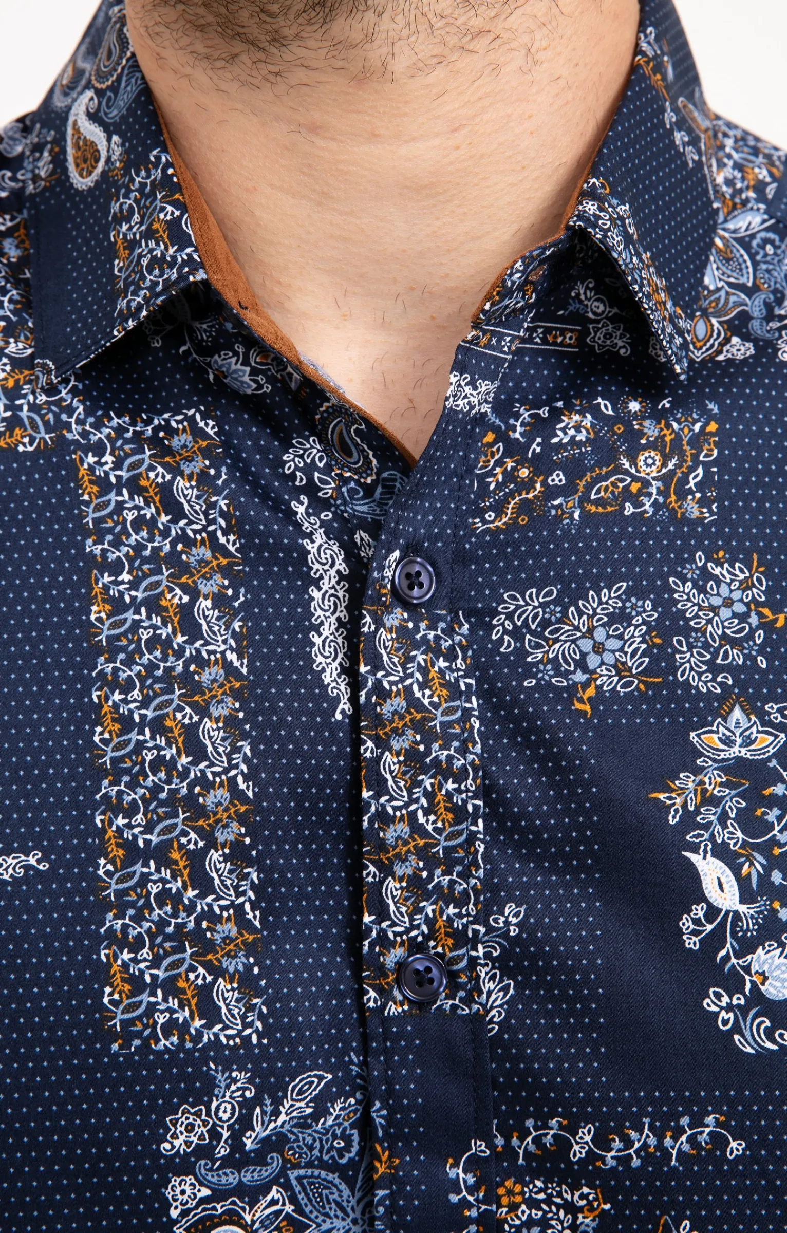 Chemises<Armand Thiery Chemise à manches longues FREAKY - Marine