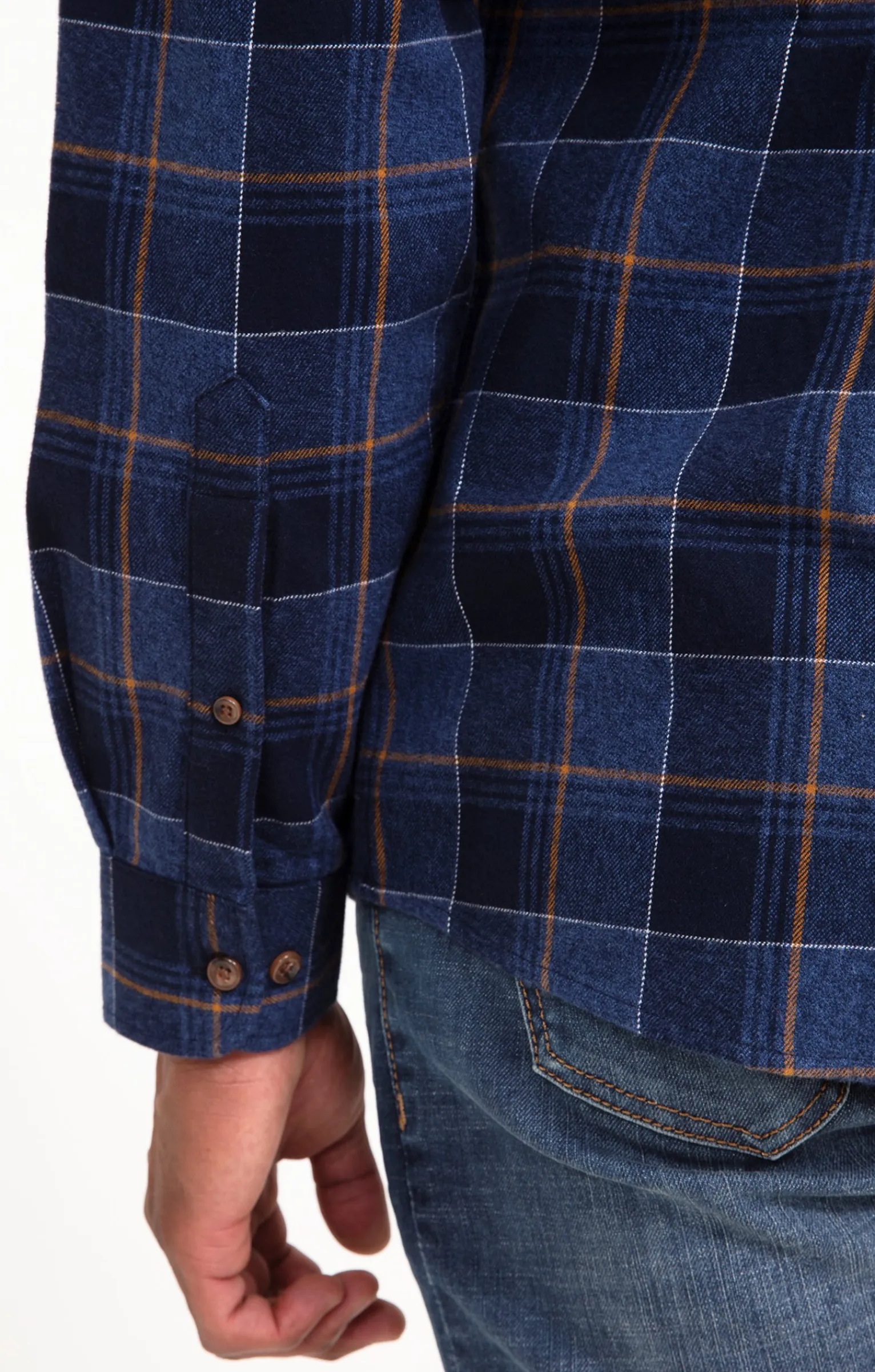 Chemises<Armand Thiery Chemise à manches longues DIANE - Bleu