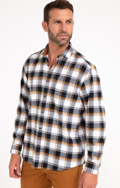 Chemises<Armand Thiery Chemise à manches longues NOVA - Bleu