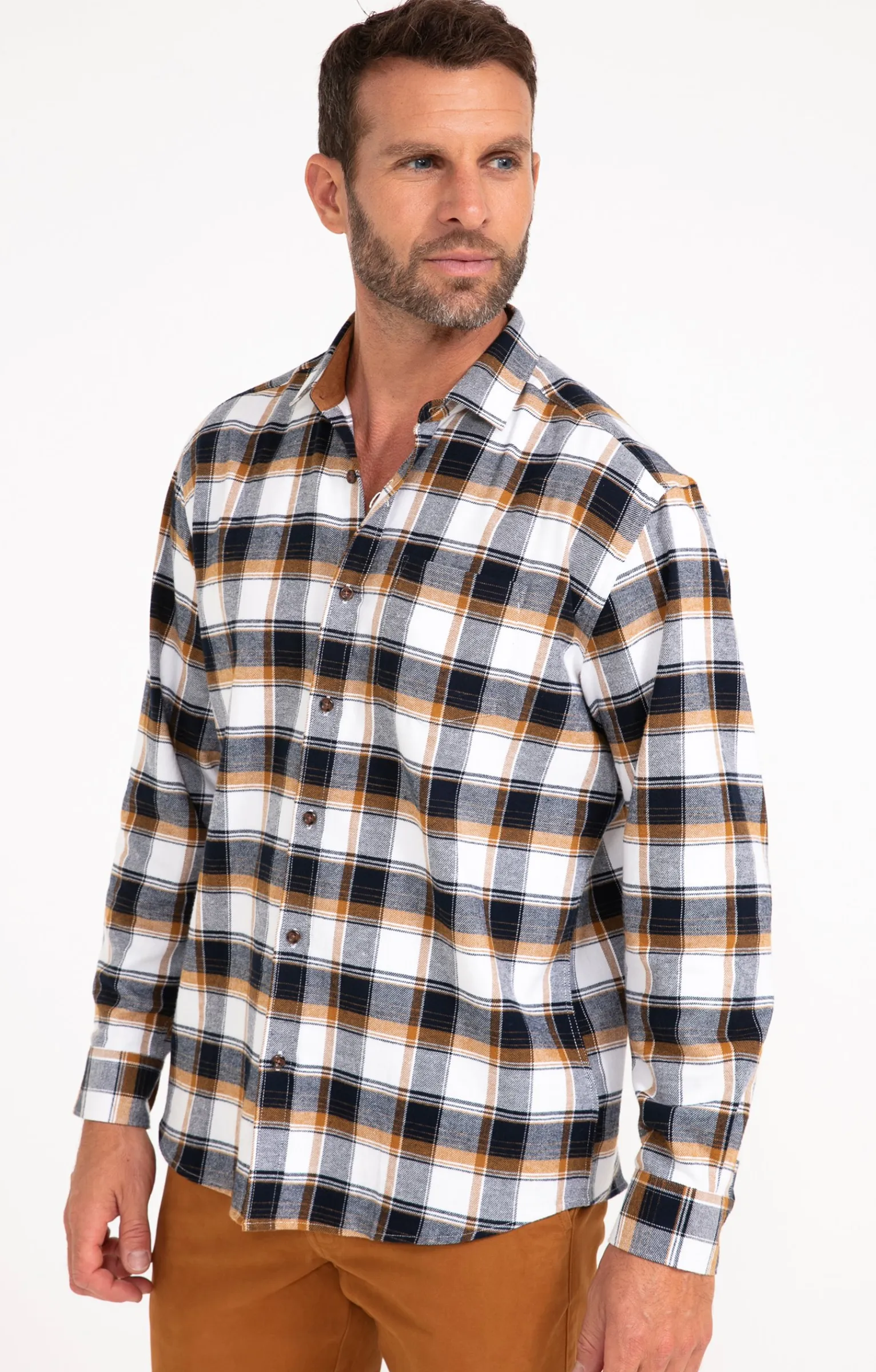 Chemises<Armand Thiery Chemise à manches longues NOVA - Bleu