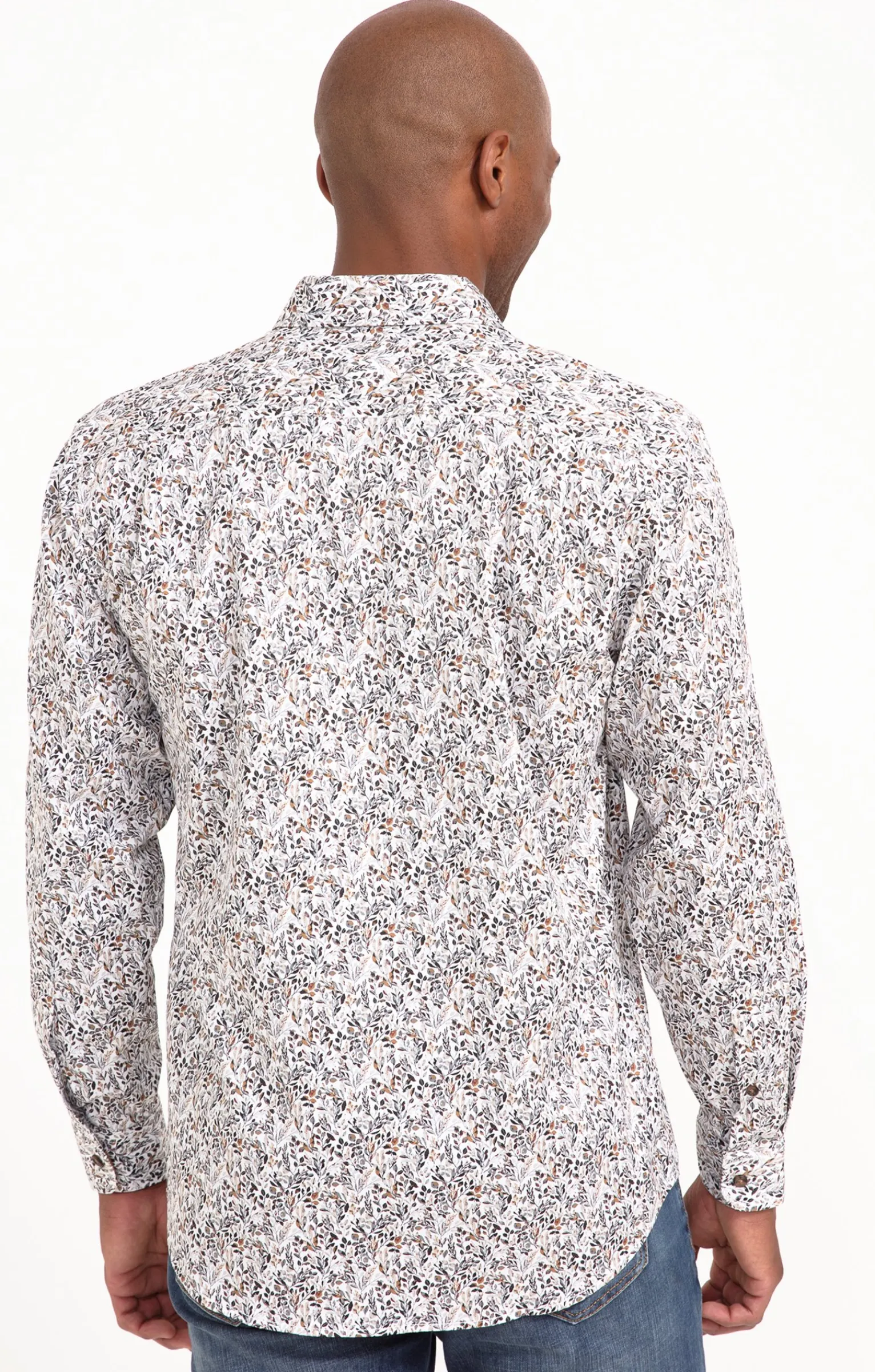 Chemises<Armand Thiery Chemise à manches longues MARCUS Gris - Grisclair
