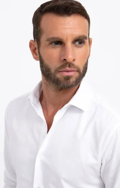 Chemises<Armand Thiery Chemise coupe ajustée Ruba - Blanc