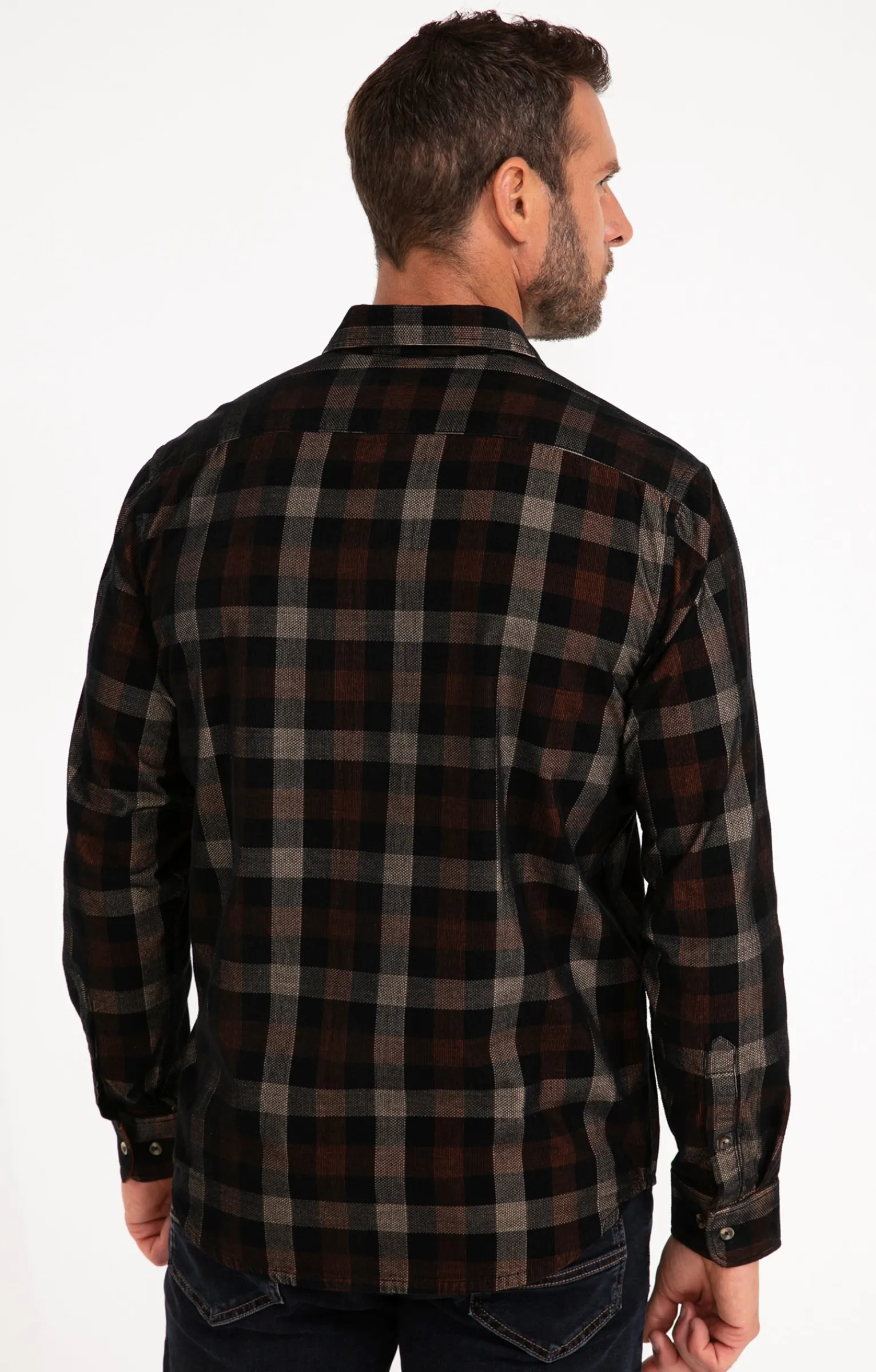Chemises<Armand Thiery Chemise en velours - Marron