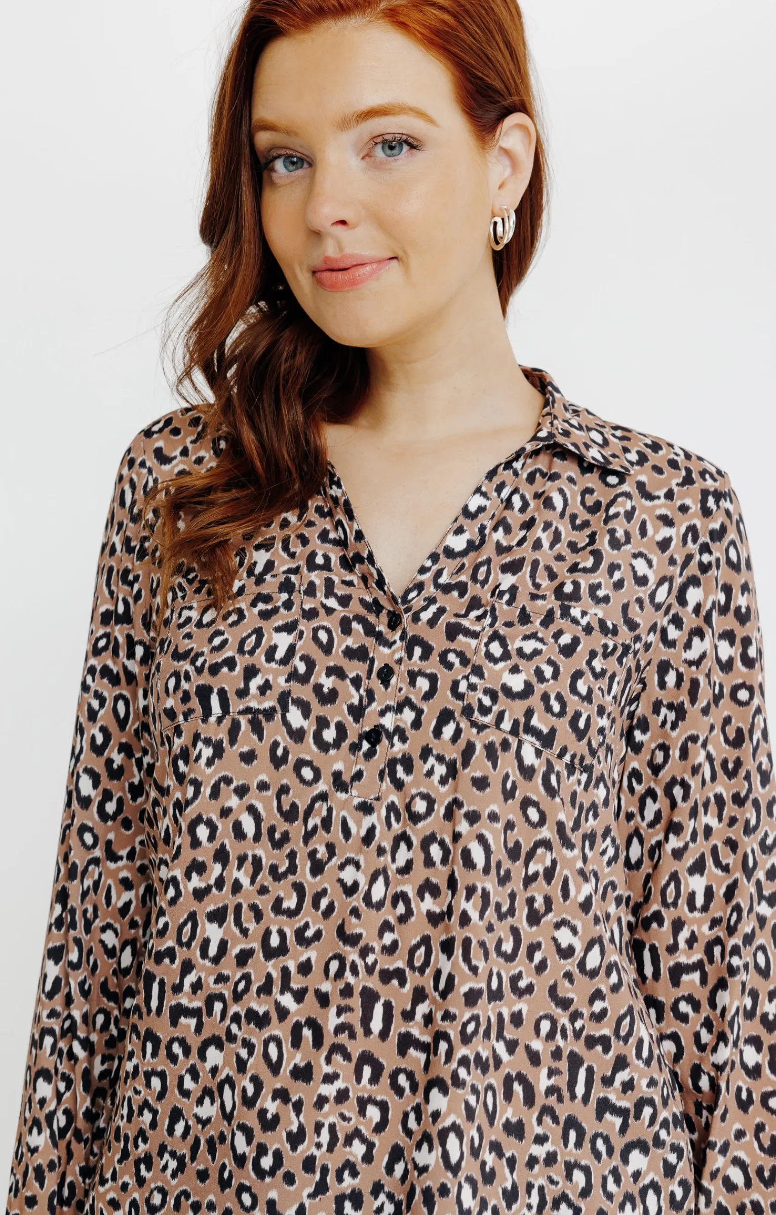 Chemisiers<Armand Thiery Chemise imprimé animalier - Camel