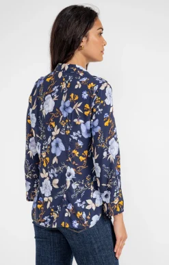 Chemisiers<Armand Thiery Chemise imprimé fleuri - Marine
