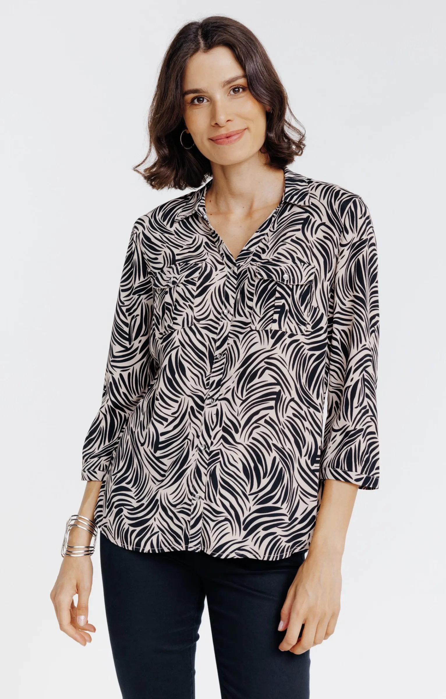 Chemisiers<Armand Thiery chemise imprimée - Noir