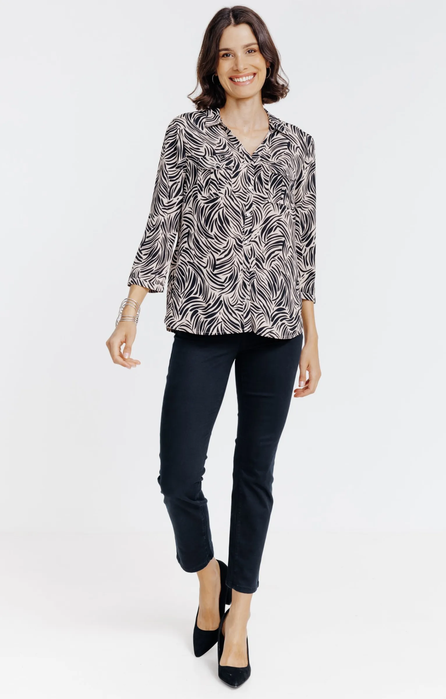 Chemisiers<Armand Thiery chemise imprimée - Noir
