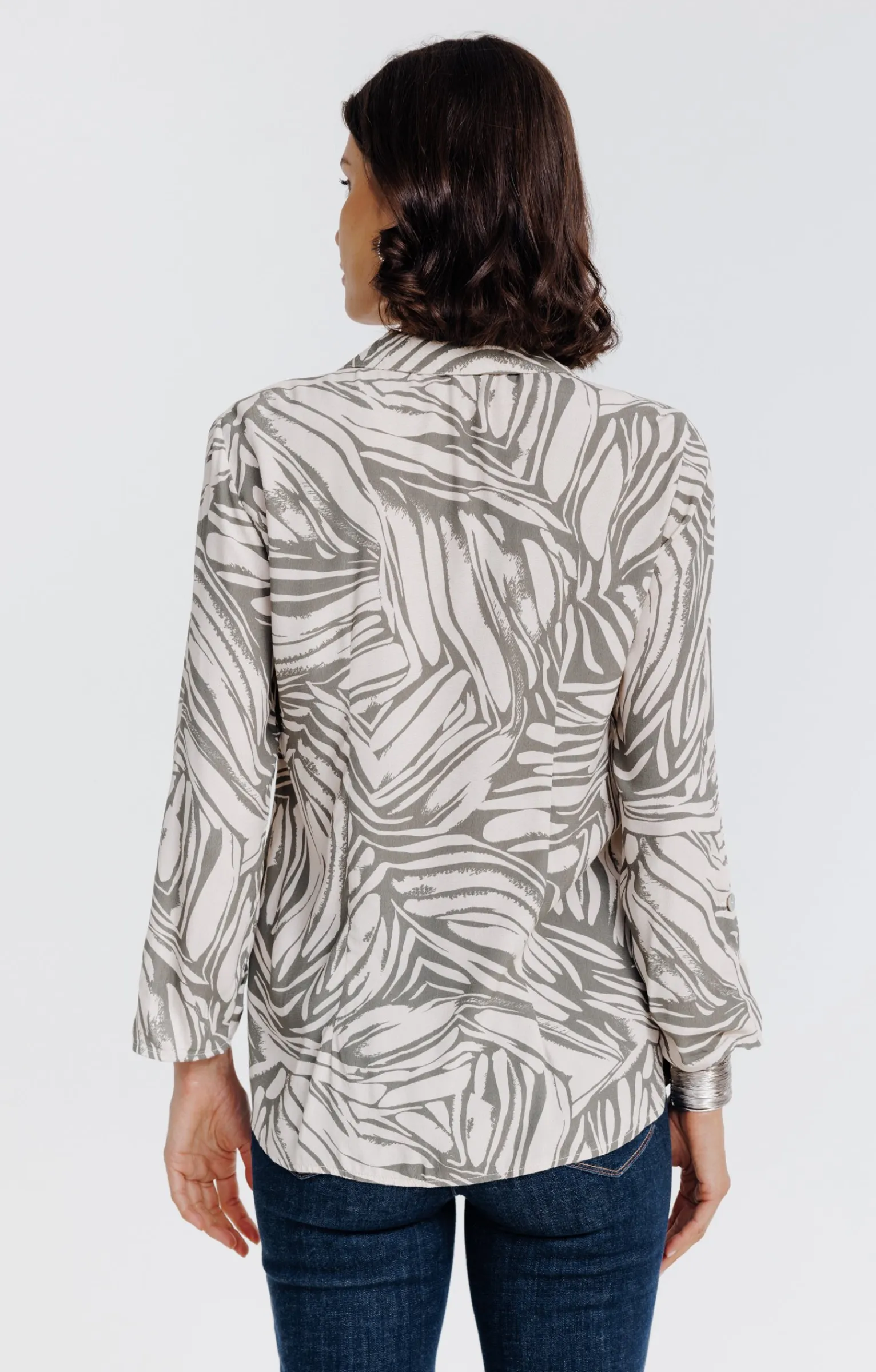 Chemisiers<Armand Thiery Chemise imprimée zebre - Kakiclair
