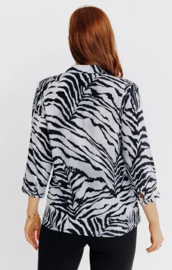 Chemisiers<Armand Thiery CHEMISE IMPRIME ANIMAL DETAIL SNAPS - Grismoyen