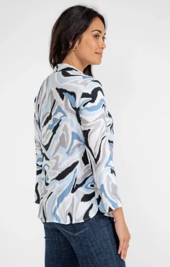 Chemisiers<Armand Thiery Chemise imprimée animalier - Écru